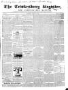 Tewkesbury Register Saturday 20 August 1864 Page 1