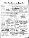 Tewkesbury Register Saturday 31 July 1920 Page 1
