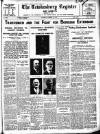 Tewkesbury Register Saturday 29 October 1932 Page 1
