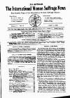 International Woman Suffrage News Sunday 01 July 1917 Page 1