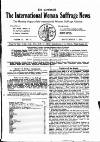 International Woman Suffrage News Sunday 01 September 1918 Page 1
