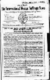 International Woman Suffrage News Friday 02 January 1920 Page 1