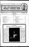 International Woman Suffrage News Friday 07 November 1924 Page 1