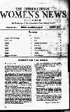 International Woman Suffrage News Friday 05 January 1940 Page 1