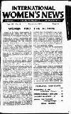 International Woman Suffrage News