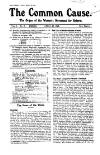 Common Cause Thursday 29 April 1909 Page 1
