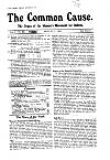 Common Cause Thursday 05 August 1909 Page 1