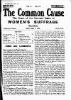 Common Cause Friday 02 May 1913 Page 1