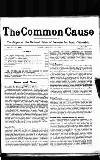 Common Cause Friday 16 January 1920 Page 1