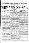 Woman's Signal Thursday 02 August 1894 Page 1