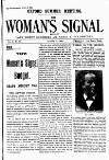 Woman's Signal Thursday 09 August 1894 Page 1