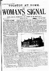 Woman's Signal Thursday 23 August 1894 Page 1