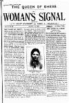Woman's Signal Thursday 30 August 1894 Page 1