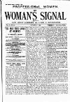 Woman's Signal Thursday 04 October 1894 Page 1