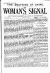 Woman's Signal Thursday 11 October 1894 Page 1