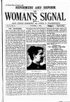 Woman's Signal Thursday 01 November 1894 Page 1