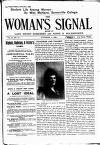 Woman's Signal Thursday 08 November 1894 Page 1