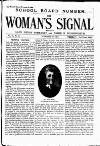Woman's Signal Thursday 15 November 1894 Page 1