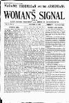 Woman's Signal Thursday 27 December 1894 Page 1