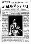 Woman's Signal Thursday 07 February 1895 Page 1