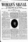 Woman's Signal Thursday 11 June 1896 Page 1