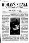 Woman's Signal Thursday 09 July 1896 Page 1