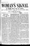 Woman's Signal Thursday 30 July 1896 Page 1