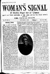 Woman's Signal Thursday 10 September 1896 Page 1