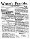 Women's Franchise Thursday 12 March 1908 Page 1