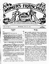 Women's Franchise Thursday 23 July 1908 Page 1