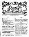Women's Franchise Thursday 06 August 1908 Page 1
