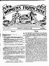 Women's Franchise Thursday 28 January 1909 Page 1