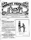 Women's Franchise Thursday 05 August 1909 Page 1