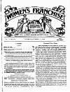 Women's Franchise Thursday 21 October 1909 Page 1