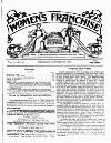 Women's Franchise Thursday 28 October 1909 Page 1