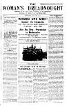 Woman's Dreadnought Saturday 06 June 1914 Page 1