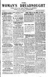 Woman's Dreadnought Saturday 13 February 1915 Page 1
