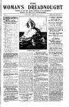Woman's Dreadnought Saturday 06 March 1915 Page 1