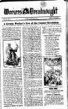 Woman's Dreadnought Saturday 01 May 1920 Page 1