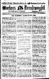 Woman's Dreadnought Saturday 07 May 1921 Page 1