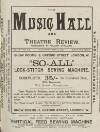 Music Hall and Theatre Review