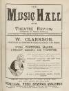 Music Hall and Theatre Review Saturday 15 August 1891 Page 1