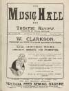 Music Hall and Theatre Review Saturday 05 September 1891 Page 1