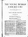 Young Woman Friday 02 December 1892 Page 1