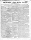 Baldwin's London Weekly Journal Saturday 28 March 1818 Page 1