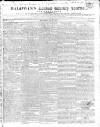 Baldwin's London Weekly Journal Saturday 11 July 1818 Page 1