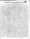 Baldwin's London Weekly Journal Saturday 18 July 1818 Page 1