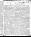 Baldwin's London Weekly Journal Saturday 01 April 1820 Page 1