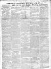 Baldwin's London Weekly Journal Saturday 13 January 1821 Page 1