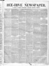 Bee-Hive Saturday 26 August 1865 Page 1